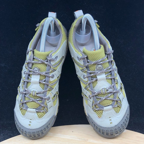 Merrell Vibram Outdoor Breathable brown/green hiking shoe- Wmns size 6 - Picture 7 of 8